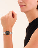 Rosefield - Small Edit Black Gold Silver Duotone Bracelet Watch