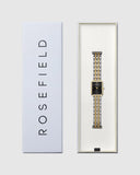 Rosefield - Octagon XS Black Gold Silver Duotone Bracelet Watch