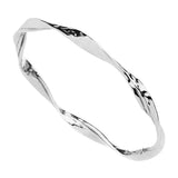 Najo - Enigma Silver Bangle