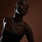 Najo - Rivière Necklace Silver