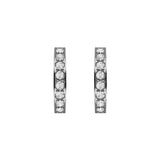 Rosefield Jewellery - Crystal Hoops Silver