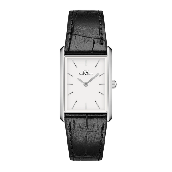 Daniel Wellington - Bound Black Crocodile Silver Watch