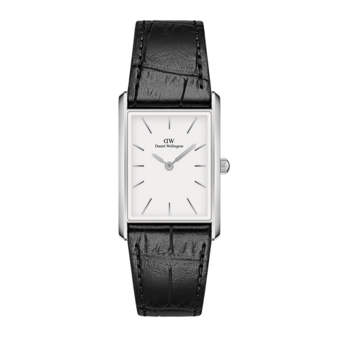 Daniel Wellington - Bound Black Crocodile Silver Watch