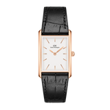 Daniel Wellington - Bound Black Rose Gold/White Crocodile Watch