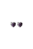 Stolen Girlfriends - Love Claw Stud Earrings Amethyst