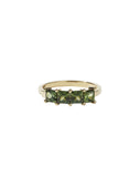 Meadowlark - Agnes Ring 9ct Yellow Gold, Green Sapphire