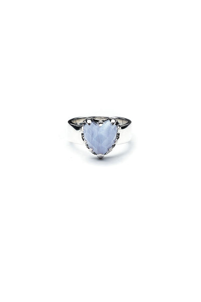 Stolen Girlfriends Club - Love Claw Ring Blue Agate