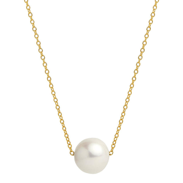 Najo - Yellow Gold Plated Chain With Freshwater Pearl