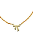 Karen Walker - 9ct Yellow Gold Mini Bow Necklace
