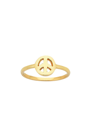 Karen Walker - Mini Peace Ring 9ct Yellow Gold