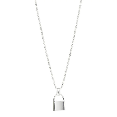 Najo - Love Lock Necklace Silver