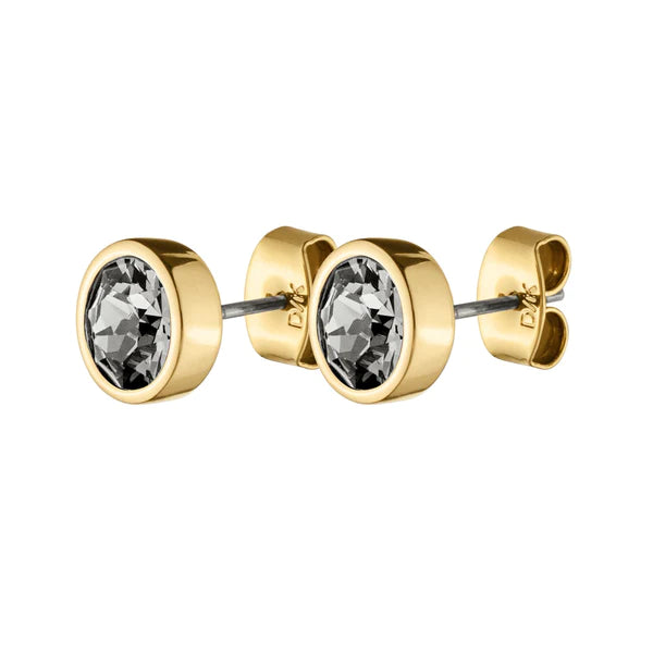 Dyrberg/Kern - Noble Gold Earrings Grey