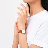 Daniel Wellington - Bound Durham Gold/White Leather Watch