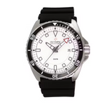 Olympic - Aquanaut Stainless Steel Black & White Divers Watch