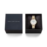 Daniel Wellington - Petite Roman Numerals Date 5-link Gold