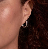 Najo - Elysium Hoop Earrings Silver