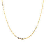 Brent Weatherall - 9ct yellow Gold paper Chain 45cm Necklace