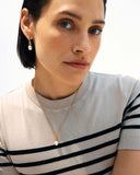 Edblad - Swivel Earrings Pearl Small Gold