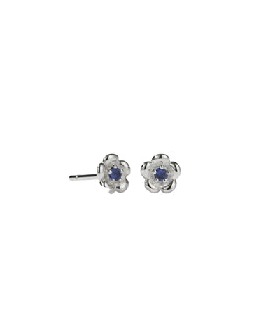 Meadowlark - Posie Studs Blue Sapphire Sterling Silver