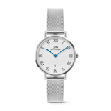 Daniel Wellington - Petite Roman Numerals Date Silver