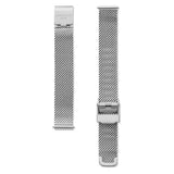 Rosefield Watch - Mini Boxy White Square Dial & Silver Mesh Strap