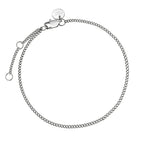 Rosefield Jewellery - Flat Curb Bracelet Silver