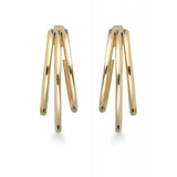 Rosefield Jewellery - Triple Hoop Earrings Gold