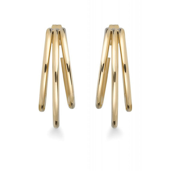 Rosefield Jewellery - Triple Hoop Earrings Gold