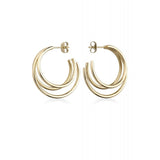 Rosefield Jewellery - Triple Hoop Earrings Gold