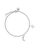 Rosefield Jewellery - Lois Moon & Star Bracelet Silver