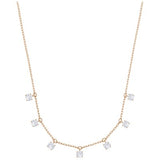 Swarovski Jewellery - Attract Round Ajustable  Rose Gold Necklace