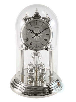 Clock -  Silver Plastic Anniversary Clock