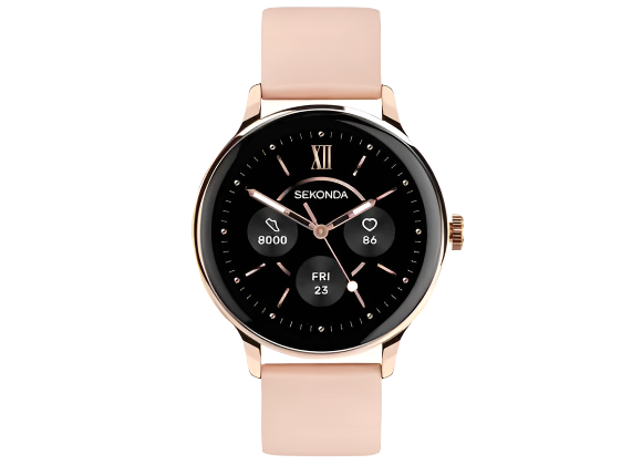 Sekonda - Smart Flex + Black Dial With Pink Strap