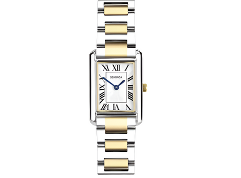Sekonda - Colette White Dial Two Tone Bracelet