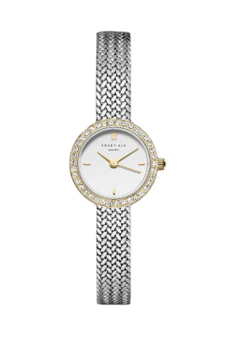 Rosefield - Mini Small Edit Crystal White Dial Stainless Steel Watch