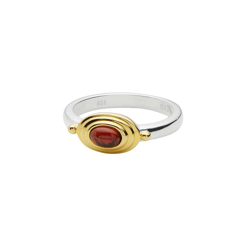 Najo - Horizon Ring Garnet