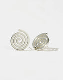 Meadowlark -  Spiral Earrings Medium Sterling Silver