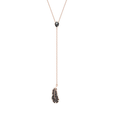 Sarovski Jewellery - Naughty Necklace Y Feather