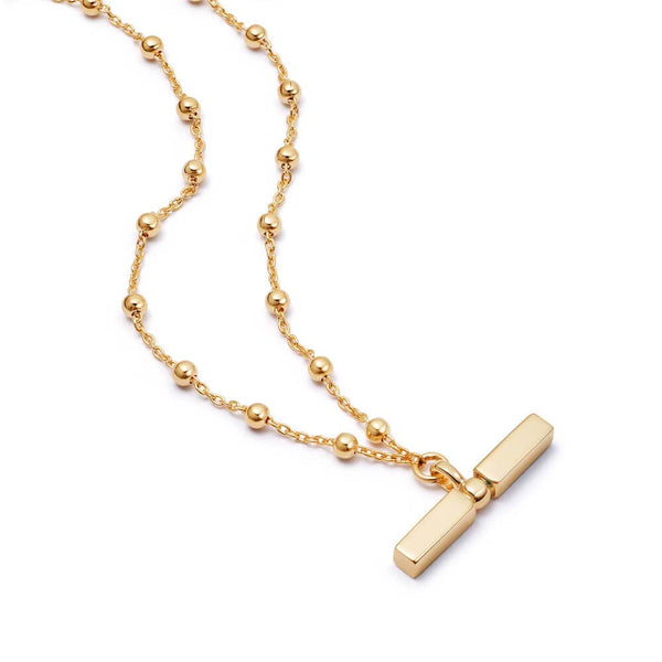 Daisy London - T Bar Bobble Chain Necklace