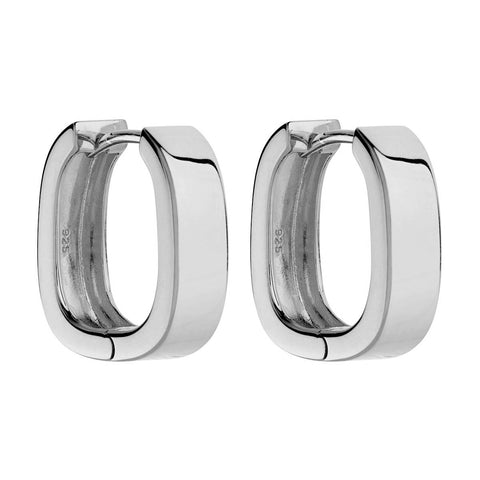 Najo - Elysium Hoop Earrings Silver