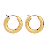 Najo - Cocoon Hoop Earring Yellow Gold