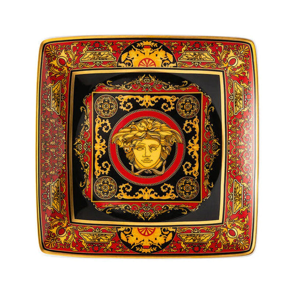Versace - Medusa Black, Red and Gold Trinket Dish