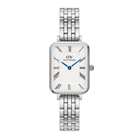 Daniel Wellington - Quadro Roman Numerals 5 Link Silver Watch