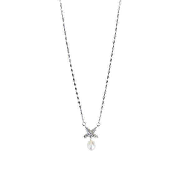 Boh Runga - Feather Kisses Pearl Pendant