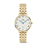 Daniel Wellington - Petite Roman Numerals Date 5-link Gold