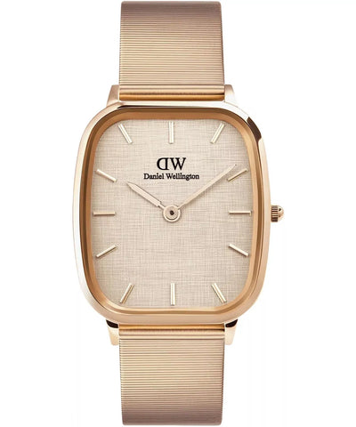 Daniel Wellington - Marlon Melrose Watch Linen  Rose Gold