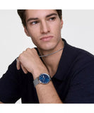 Daniel Wellington - Classic Day Display Silver & Blue Watch