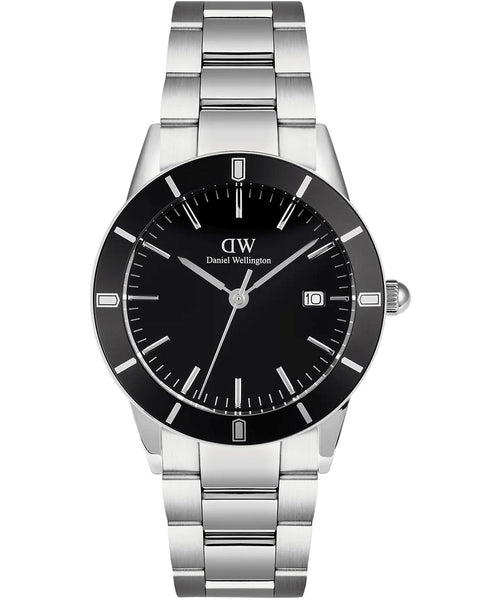 Daniel Wellington - Index Bezel Full Black & Silver