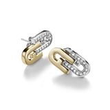 Furla Jewellery - Two Tone Double Arch Earrings