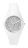 ICE Glitter White & Silver Unisex Watch